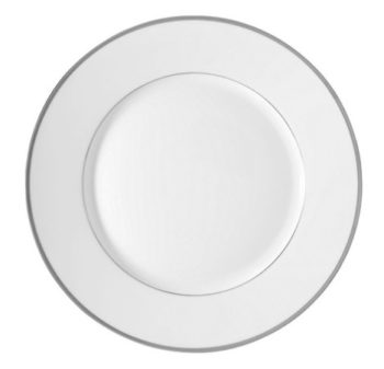 Raynaud Fontainebleau Platinum w/Marly Filet Dinner Plate 10.5"D