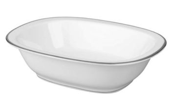 Raynaud Fontainebleau Platinum w/Marly Filet Open Vegetable Dish 9.5"x7.5"