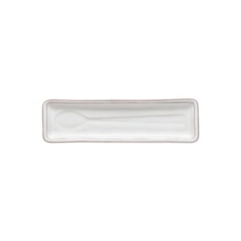 Casafina Fontana White Spoon Rest 11" x 3"