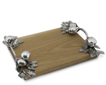 Vagabond House Apple Cheese Tray 16"L x 12"W