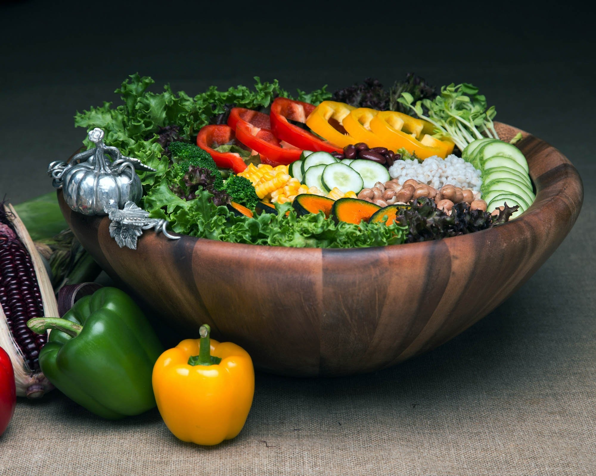 Vagabond House Harvest Salad Bowl - Thumbnail 4