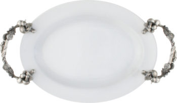 Vagabond House Vegetable Stoneware Tray 16.5" L x 10.5" W x 3" H
