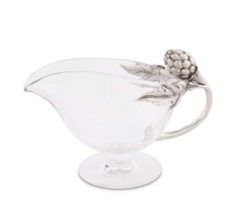 Vagabond House Artichoke Glass Gravy Boat
