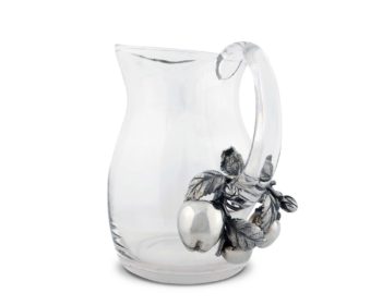 Vagabond House Apple Glass Pitcher 4.75" W x 8" T