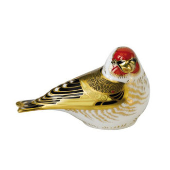 Royal Crown Derby Goldfinch Paperweight 2.5"H