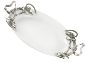 Vagabond House Horseshoe & Bit Tray 22" L x 14" W x 2" H