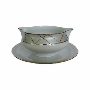 Haviland Clair De Lune Arcades Sauce Boat 12 oz