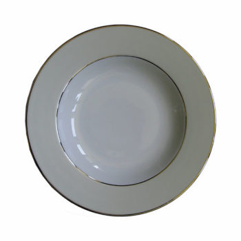 Haviland Clair De Lune Uni Rim Soup Large 9.5"