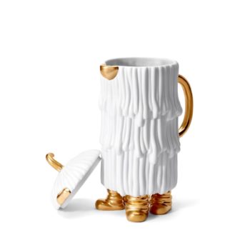 L'Objet Haas Djuna Coffee + Tea Pot white 48 oz - Image 2