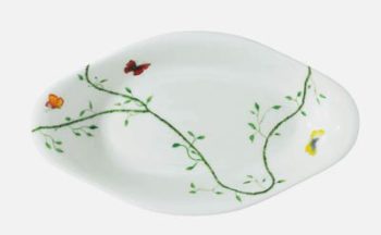 Raynaud Wing Song Pickle Dish 9.1" L x 5.3" W