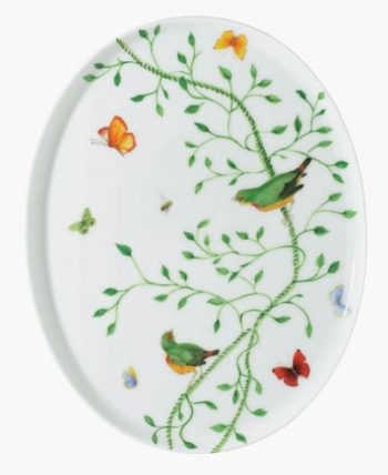 Raynaud Wing Song Oval Tray 8.3" L x 5.8" W