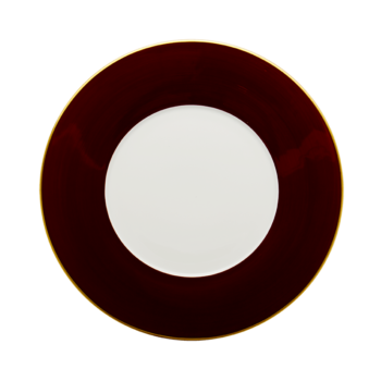 Robert Haviland & C. Parlon Lexington Chocolate Dinner Plate 10.5"D