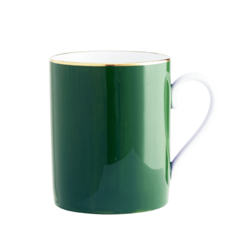 Robert Haviland & C. Parlon Lexington Emerald Mug 3.75"H