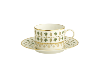 Robert Haviland & C. Parlon Matignon Green Tea Cup & Saucer 6 oz.