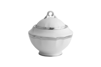 Robert Haviland & C. Parlon Colette Platinum Sugar Bowl 8.5 oz.