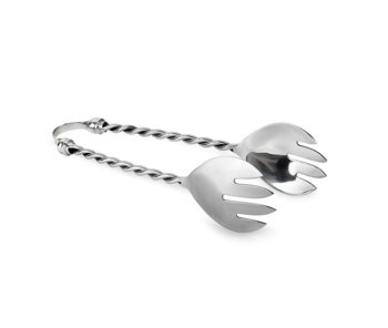Mary Jurek Paloma Serving Tongs w/Braided Wire 11"L