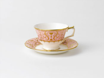 Royal Crown Derby Harlequin Baby Pink Tea Cup