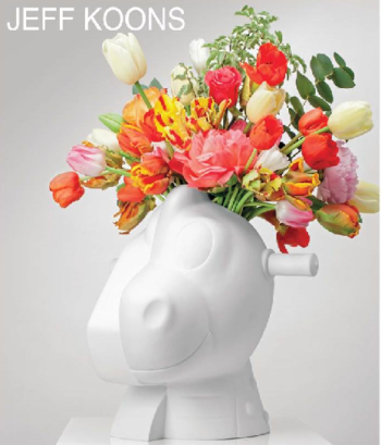 Jeff Koons The Split-Rocker Vase for  Bernardaud 13.7"H x 15"L
