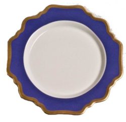 Tufted Royal Blue Salad Plate Accent Royal Blue Dessert Plate Accent Tufted Midnight Blue 5.5\u201d Salad Plate Accents