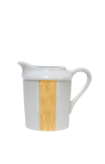 Haviland Infini gold cream jug with small handle