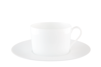 Haviland Infini White Tea Cup and Saucer 5.1 oz
