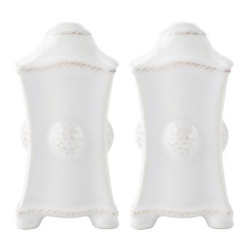 Juliska Berry and Thread Whitewash Salt and Pepper 3.5" H