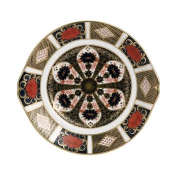 Royal Crown Derby Old Imari Handled Cake Plate 9"
