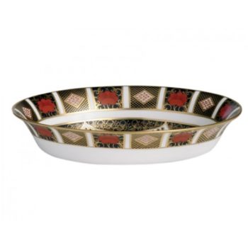Royal Crown Derby Old Imari Open Vegetable Bowl 10.2"