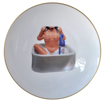 Bernardaud Banality Series By Jeff Koons 6 dinners &  6 salads 10.6". & 8.5" - Image 2