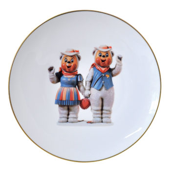 Bernardaud Banality Series By Jeff Koons 6 dinners &  6 salads 10.6". & 8.5" - Image 3