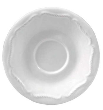 Juliska Berry and Thread Whitewash Espresso Saucer 4.5" W