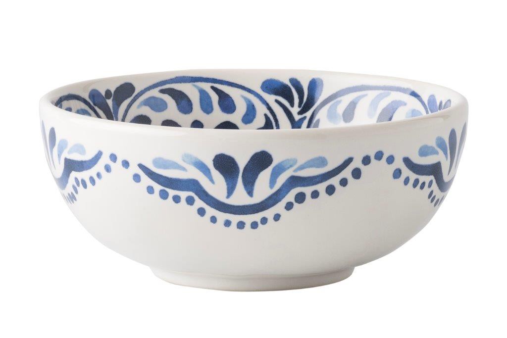 Juliska Iberian Journey Indigo Cereal/Ice Cream Bowl 6" W x 3.5" H