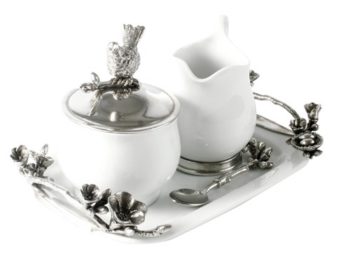 Vagabond House Song Bird Sugar & Creamer 12.25" L x 8" W x 8" H - Image 2