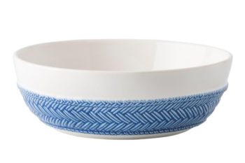 Juliska Le Panier White/Delft Cereal/Ice Pasta/Soup Bowl 7.75" W x 2.5" H