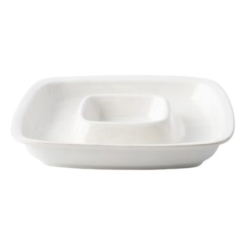 Juliska Puro Whitewash Chip 'n Dip 12"W x 2"H - Image 2