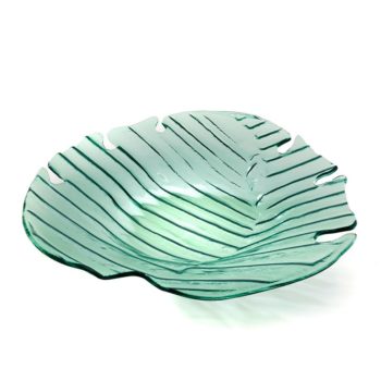 Annieglass Leaves Palm Frond Large Platter