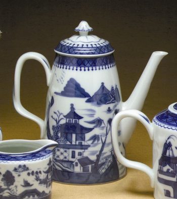 Mottahedeh Blue Canton Coffeepot 48 oz.