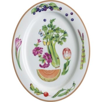 Julie Wear Summerlea Oval Platter 14.25'L