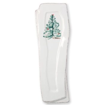 Vietri Lastra Holiday Spoon Rest 11"L