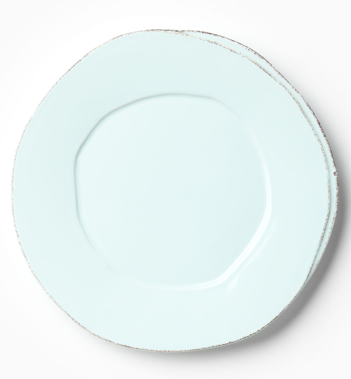 Vietri Lastra Aqua Dinner Plate 12"D