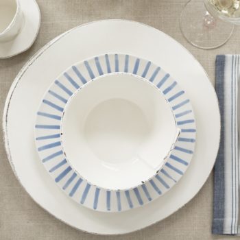 Vietri Lastra Linen American Dinner Plate 12"D