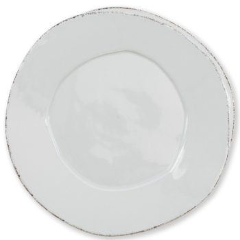 Vietri Lastra Light Gray Dinner Plate 12"D