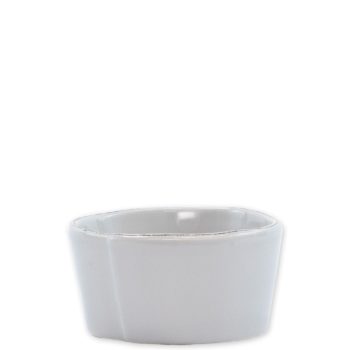 Vietri Lastra Light Gray Condimental Bowl 4"D