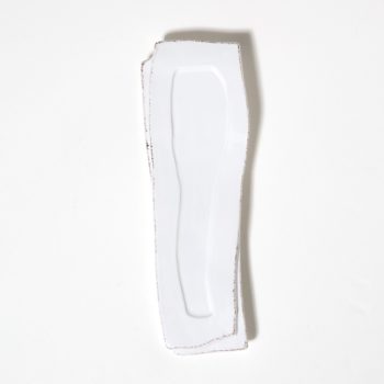 Vietri Lastra White Spoon Rest 11"L