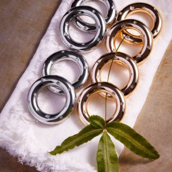 L'Objet Napkin Jewels Stars Gold Set/4 - Image 2