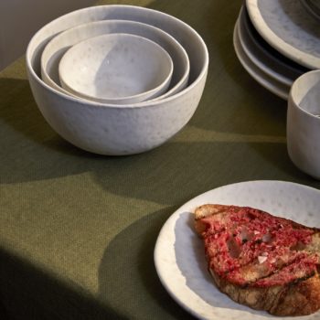 L'Objet Terra Stone Salad/Ramen Bowl 8 D in - 40°z - Image 2