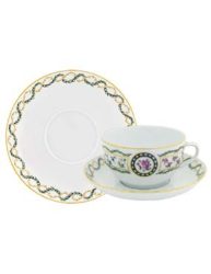 Haviland Louveciennes Tea Cup and Saucer 6.8 oz