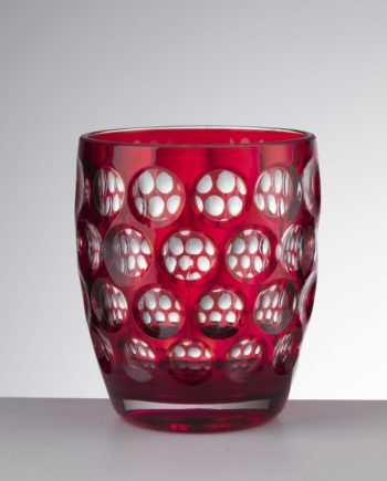 Mario Luca Giusti Lente Red Tumbler - Set of 6