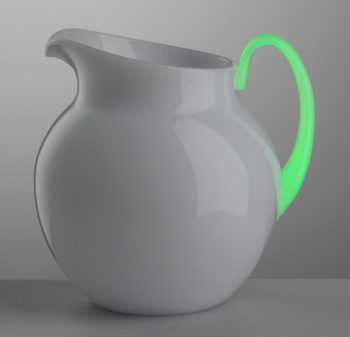 Mario Luca Giusti Pallina White Fluorescent Pitcher 7.25"H - Image 2