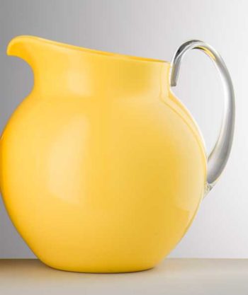 Mario Luca Giusti Pallina Yellow Pitcher 7.25"